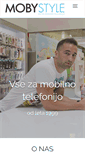 Mobile Screenshot of mobystyle.si