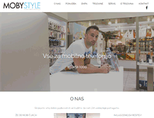 Tablet Screenshot of mobystyle.si